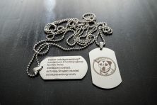 Military tag necklace Mickymactroy